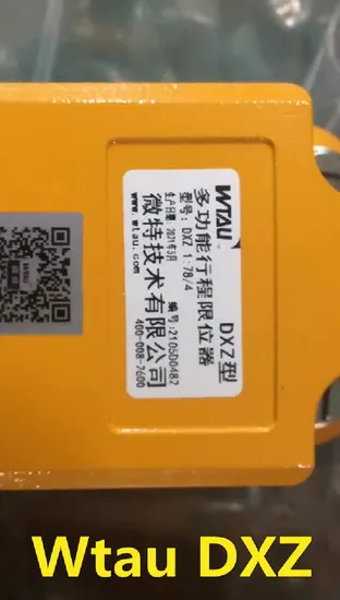 1: 274 Dxz Height Limiter Slewing Limit Switch in Aluminum with Potentiometer for Tower Crane Cam Rotary Dxz