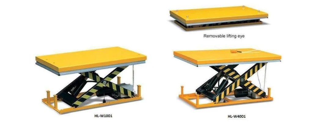 Stationary Electric Single Scissor Lift Table (HL-W SERIES)