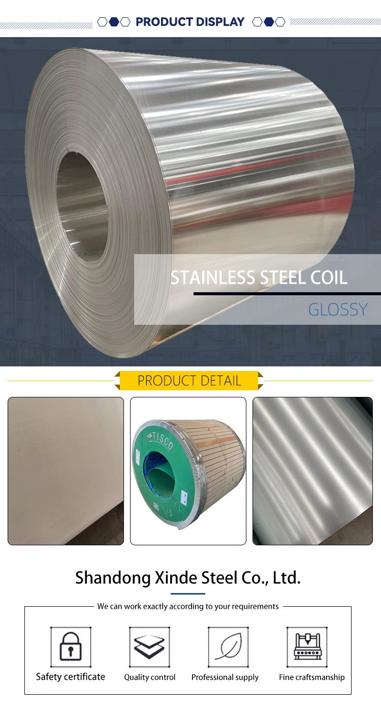 Prime Quality Cold Rolled 2b Ba Hl 8K 304 316 316L 310S 321 300 Series Stainless Steel Coil