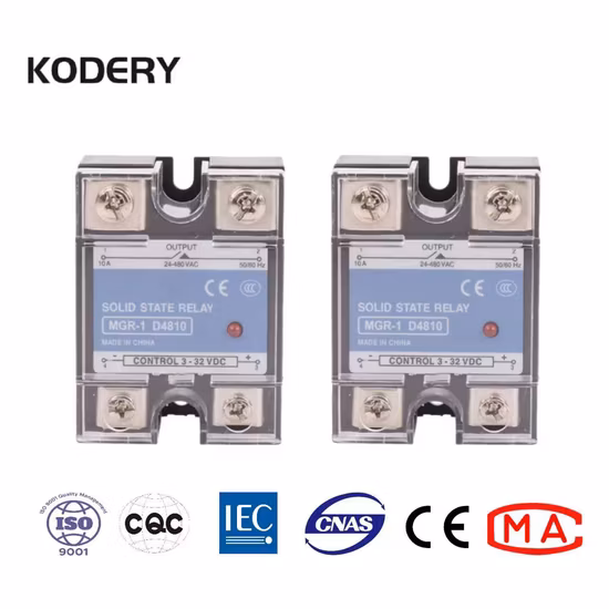 Relé de estado sólido Kodery SSR-1 DC 10A-100A 3 32VDC com LED