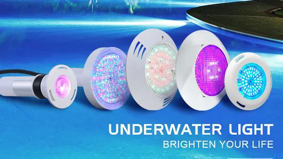 Fonte LED de alto desempenho com certificação CE Luz subaquática série Wl-Qg